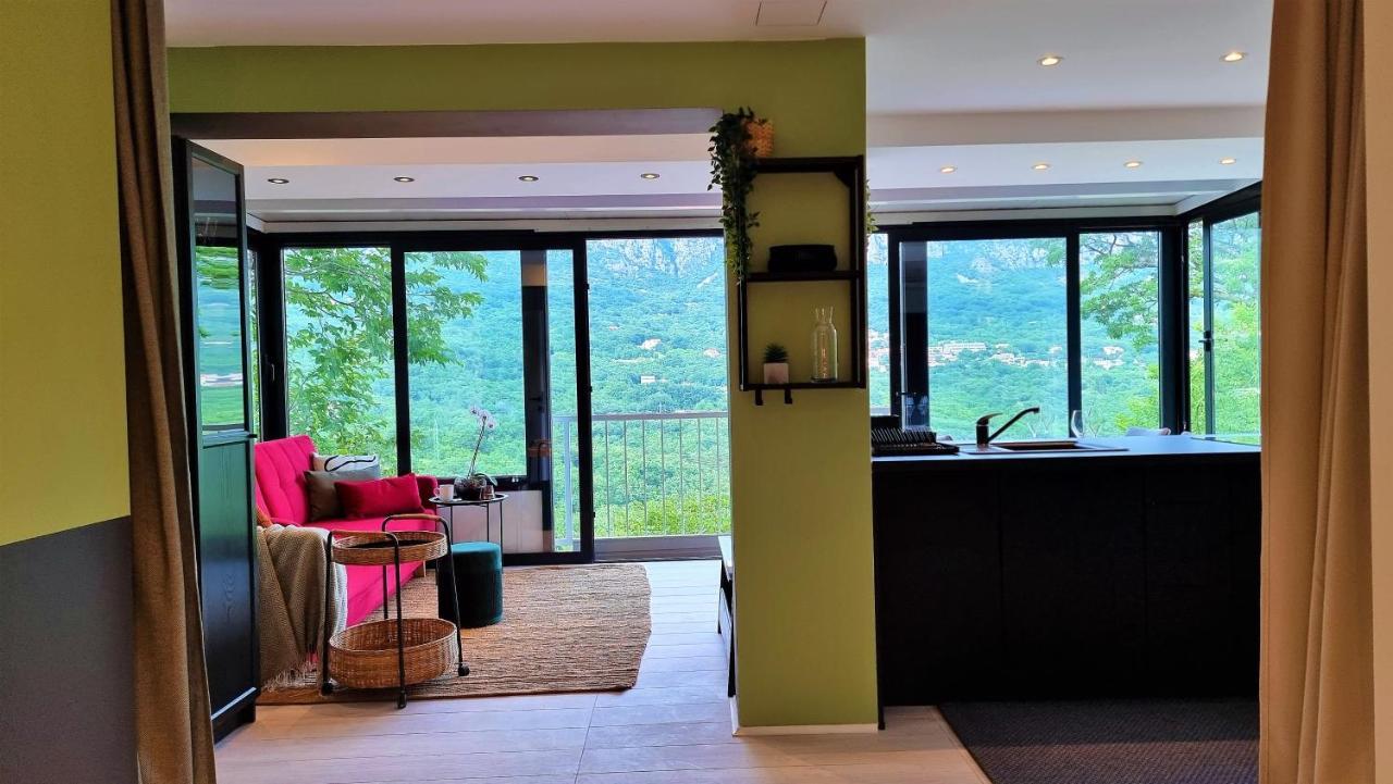 Amazing Sea-Mountain Valley View House With 3 Terraces And Huge Chill Gardens, 5Min From The Sea! Bribir  Kültér fotó
