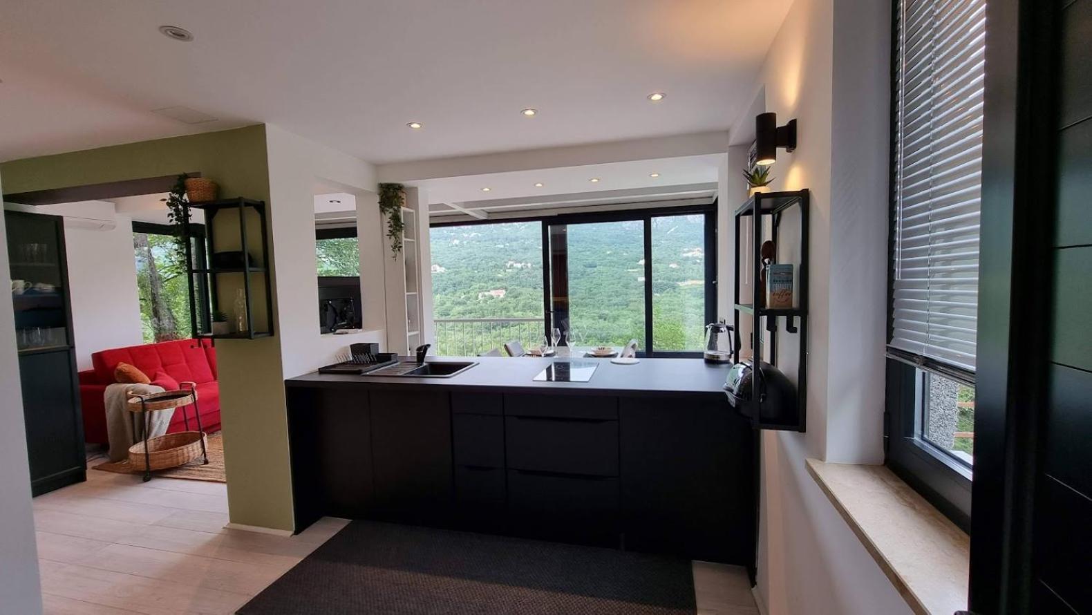 Amazing Sea-Mountain Valley View House With 3 Terraces And Huge Chill Gardens, 5Min From The Sea! Bribir  Kültér fotó